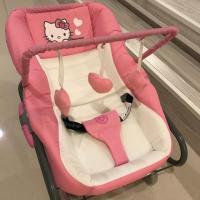 ราคา สินค้ามือสอง สภาพดีมากๆ*เปลโยก มีล้อ ยี่ห้อ Camera”Hello Kitty (830461238)