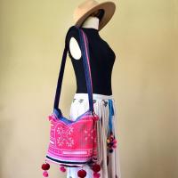 ราคา กระเป๋าชาวเขาเผ่าม้งปักครอสติช (10212560574)