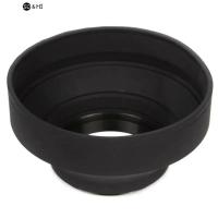 ราคา Universal 3-Stage Collapsible 3in1 Rubber Foldable Lens Hood 49mm/52mm/55mm/58mm/62mm/67mm/72mm/77mm/82mm Suit for Canon (25251701407)