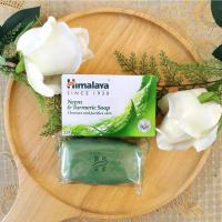 ราคา สบู่ผิวกาย รักษาสิวผดผื่นตามลำตัว สกัดจากสะเดาและขมิ้น /Himalaya Neem and Turmeric 125g (10174486458)