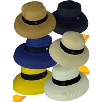 ราคา หมวกสานปีกกว้าง ทรงโดมคาดดำมีหลากสี พร้อมส่งสินค้า A015 (4071071404)