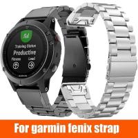 ราคา เหมาะสําหรับสายนาฬิกา Garmin Garmin fenix8 fenix7 6x 5s Quick Release Titanium Alloy Strap (45601925171)