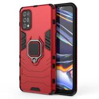 ราคา Realme 7 Pro - Black Panther Slim Stand Ring Armor Case กันกระแทก (43601094819)
