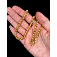 ราคา สร้อยทองสูตร สร้อยคอทองสูตร สีทองลายข้อ ขนาดน้ำหนัก 3 บาท สร้อยคอเกรดทองสูตร (29453551029)