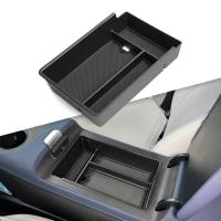 ราคา for Xpeng G6 Car Center Console Tray Armrest Storage Box Organizer Interior Accessories Stowing Tidying Black (29866961405)