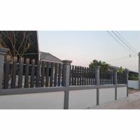 ราคา รแนงสีเทาหน้ากว้าง10เซน ยาว50-180เซน รั้วระแนงเมทัลชีท รั้วเมทัลชีท (42060077345)