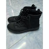 ราคา รองเท้า แท้ Zara Men Black fabric high-top trekking sneakers 5103/002/040 (27854670205)