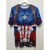ราคา เสื้อออกกำลังกาย เสื้อวิ่ง Mavel Collection - Captain America (7250771567)