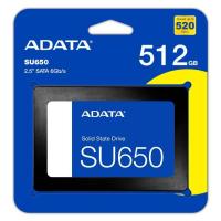 ราคา ADATA SU650 512GB 3D NAND SATA 2.5 R520MB/W450MB SSD (40904125203)