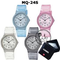 ราคา !!ประกัน1ปีและกล่อง CMG!! CASIO รุ่น MQ-24S นาฬิกาข้อมือ สีใส เหมาะชายและหญิง สายเรซิ่น MQ24 MQ-24 (27505090800)