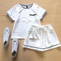 ราคา เซต(เสื้อ+กางเกง)ผ้าแมงโก้ (105964580)