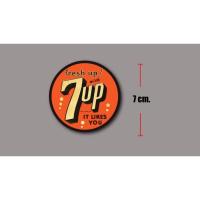 ราคา sticker pvc 7up สติกเกอร์ เซเว่นอัพ งานออฟเซ็ทแท้ pvc กันน้ำ กันแดด (29470296692)