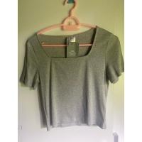 ราคา เสื้อครอป สีเทา H&M ของแท้ ป้ายห้อย sizeM (25201353590)