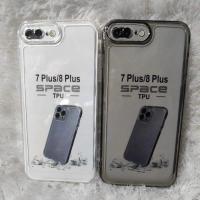 ราคา เคสซิลิโคนสีดําใส IPHONE 7 PLUS/IPHONE 8 PLUS เคสใสสีดําตัวป้องกันกล้องโปร่งใส (42724748809)