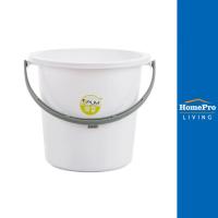 ราคา HomePro ถังใส่น้ำ ถังบรรจุน้ำ แบบกลม ขนาด 17ลิตร สีขาว แบรนด์ PLIM (14810141580)