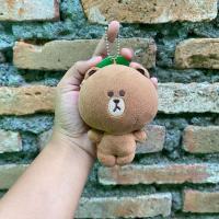 ราคา พวงกุญแจ Brown Line Friends x Hug Me (40622038307)