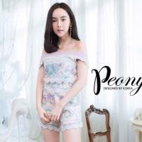 ราคา ใหม่! ชุดเซ็ตปาดไหล่ งานป้าย Peony size m (136518610)