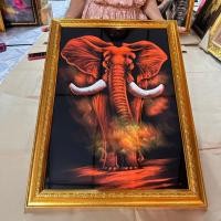 ราคา กรอบรูปภาพมงคล ภาพวาด ภาพช้าง งานวาด ตกแต่งบ้าน ร้านค้า เสริมฮวงจุ้ย ภาพมงคลเรียกทรัพย์ (19492112983)