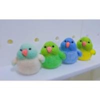 ราคา นกแก้วฟอพัสจากใยแกะสังเคราะห์งานแฮนเมดสูง5.5ซม. (26562218069)