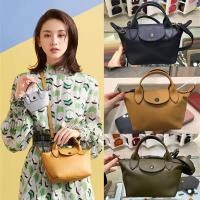 ราคา Longchamp กระเป๋าถือ กระเป๋าสะพายไหล่ สะพายข้าง หนังแกะ ขนาดเล็ก พร้อมสายคล้องไหล่ ของแท้ สําหรับสต (26959170667)