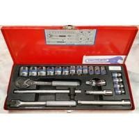 ราคา ชุด เครื่องมือ ชุดบล็อก เอนกประสงค์ KINGTONY 3/8''[ คิงโทนี่ ] 22 ชิ้น Pcs. 3523MR 3023MR 3023SR (944536964)