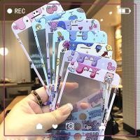 ราคา ฟิล์มกระจกนิรภัย HD สีกรอบเหมาะสําหรับ iPhone 6 7 8 SE Plus พร้อมลวดลาย iPhone7Plus8P ฟิล์มการ์ตูนสีชมพูแบบเต็มหน้าจอ (41759425340)