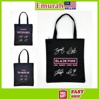 ราคา BLACKPINK Canvas Tote Bag Casual Bag How U Like That Lovesick Girls SXIH (41223598528)