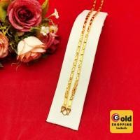 ราคา สร้อยคอทองลายปล้องอ้อยเหลี่ยม ก้านไม้ขีด ความยาว 20 นิ้วใส่ในชีวิตประจำวันได้ พร้อมส่ง (29223545287)