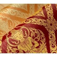 ราคา วอลเปเปอร์ติดผนัง ลายไทยเทพพนมพื้นแดง (7550927987)