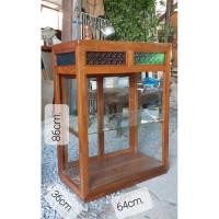 ราคา ตู้ก๋วยเตี๋ยวไม้สักมีราวแขวน (23281222814)