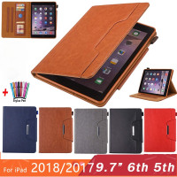 ราคา 2018/2017 iPad 9.7 5th / 6th Generation Smart Ultra Slim Soft Leather Case Cover Auto Sleep/Wake (27440790267)