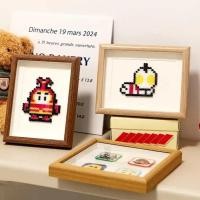 ราคา เก็บเกี่ยวถั่วลิสงกรอบแสดงกรอบทําเอง装饰件可纳可创意摆豆豆合牙合แสดงแก้วขยายการส่องถั่วกรอบแสดง ทําเอง เครื่องประดับตกแต่งการจัดเก็บสามารถ20250927 (41021779151)