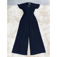 ราคา จั้มสูทกางเกงขายาว เนื้อผ้าวอมแต่งลายแถบข้าง3แถบ (41806311418)