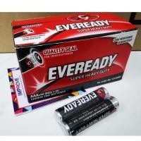 ราคา ยกกล่อง-ถ่าน AAA - EVEREADY Super Heavy Duty Carbon Zinc ถ่าน ไซส์ AAA 1.5V แพ็ค 2 ก้อน R03 แท้ศูนย์-ถ่านตราแมว 9 ชีวิต (25860563388)