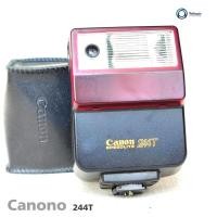 ราคา แฟลช ยี่ห้อ Canon Speedlite 244T Flash for T50 T70 T80 T90 Camera Shoe Mount Xenon Flash for Canon Film SLR -3 สภาพสวย (22450409017)