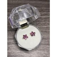 ราคา ต่างหูทับทิมไทย แดงสยาม พลอยแดงจันทบุรี แท้100% (6137392969)