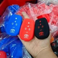 ราคา ที่ใส่กุญแจ ปลกหุ้มพวงกุญแจรถยนต์ ซิลิโคนกุญแจ สำหรับ Toyota Vellfire Alphard แบบ5ปุ่ม (29457358690)