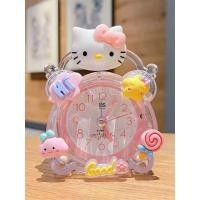 ราคา alarm clock นาฬิกาปลุก Hello Kitty นาฬิกาตั้งโต๊ะสำหรับเด็กและสาว แบบใหม่ ส่องสว่าง ตกแต่งห้องนอน (53250695574)