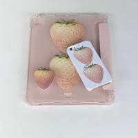 ราคา สไตล์เกาหลีอินสไตล์หวานน่ารักสตรอเบอร์รี่สีชมพูเหมาะสําหรับ2024เคสป้องกันไอแพด2022แอปเปิ้ลไอแพด35ซมเคสป้องกันอากาศ5 10.9เคสแท็บเล็ตกันกระแทกนิ่มพร้อมที่ใส่ปากกา37ช (28106144940)