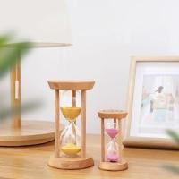 ราคา นาฬิกาทรายไม้แกะสลักสไตล์จีน ป้องกันการตก สำหรับครูและเด็ก ของตกแต่งห้องนอนเด็ก (43750991729)