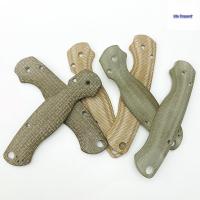 ราคา 1 คู่ที่กําหนดเอง Micarta วัสดุ Handle แพทช์ Grips Scales สําหรับ Spyderco C81 Paramilitary 2 มีดพับ (27742204148)