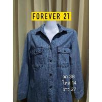 ราคา ส่งต่อเสื้อยีนส์ forever 21 (29926098120)