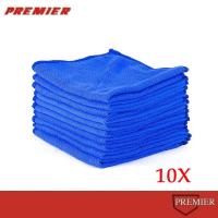 ราคา 40x40 ซม. Microfiber ผ้าขนหนูไมโครไฟเบอร์ ผ้าเช็ดทำความสะอาด (แพ็ค 10 ผืน) (255837261)