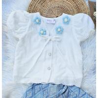 ราคา ชุดไทยเด็ก โจงกระเบน สีฟ้า ไซส์ L mother’s love (27939540648)