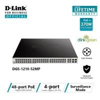 ราคา D-Link DGS-1210-52MP 52-Port Gigabit Smart Managed PoE Switch (7631185123)
