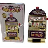 ราคา เกมตู้สล็อตแมชชีนบิงโก หยอดเหรียญได้ ออมสินได้ ของเล่นเด็กจำลอง ใส่ถ่าน มีเสียง มีไฟ No.667 (28385375753)