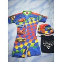 ราคา ชุดว่ายน้ำเด็ก ชุดว่ายน้ำบอดี้สูท มือสอง lightning mcqueen สภาพดีมาก (41451688453)