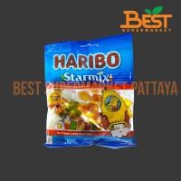 ราคา ฮาริโบ้ วุ้นเจราตินสำเร็จรูปรวมกลิ่นผลไม้รูปต่างๆ 160 กรัม.HARIBO Starmix 160 g. (25096647562)