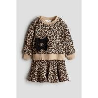 ราคา H&M(เอชแอนด์เอ็ม) เซ็ตเสื้อและกระโปรง 2 ชิ้น เด็กผู้หญิง 1246418_3 (29457756635)