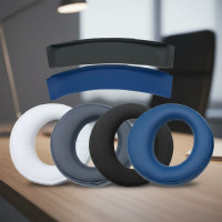 ราคา แผ่นรองหูฟังและแผ่นรองคาดศีรษะสําหรับเปลี่ยนรุ่น CECHYA-0083 สําหรับหูฟัง Sony Gold Wireless PS3 PS4 7.1 (42576256712)